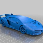 Mô hình 3D Lamborghini Veneno: Siêu xe đua chi tiết cho người đam mê