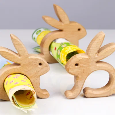 Vòng giữ khăn ăn Thỏ Phục Sinh (Easter Bunny Napkin Ring)