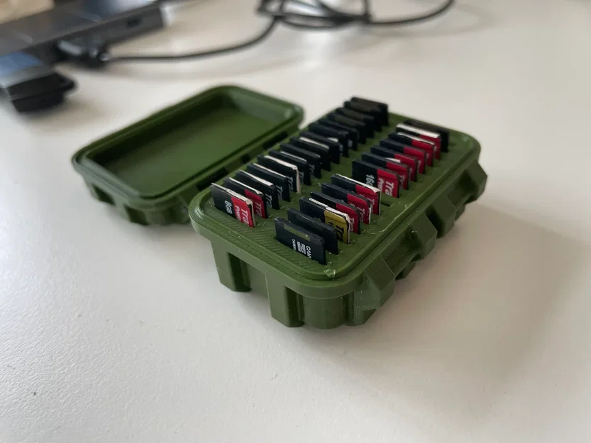 Hộp đựng thẻ nhớ Micro SD 3D cực bền, không cần ốc vít - Image 2