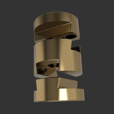Khớp nối Oldham T8 cho trục Z (Oldham Coupling T8 Z-axis)