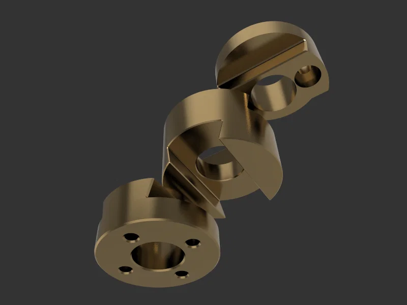 Khớp nối Oldham T8 cho trục Z (Oldham Coupling T8 Z-axis) - Image 2