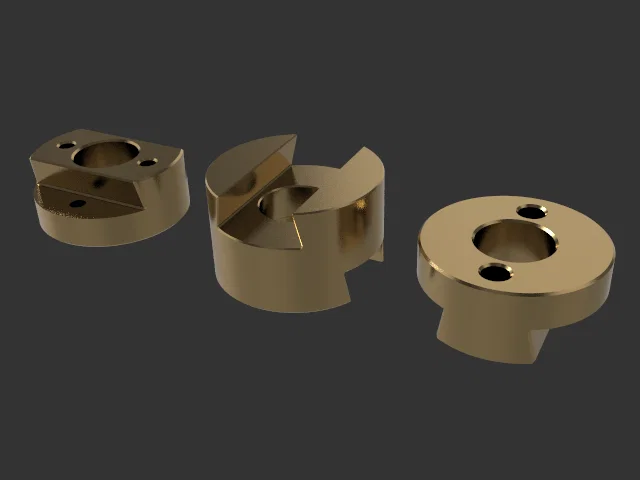 Khớp nối Oldham T8 cho trục Z (Oldham Coupling T8 Z-axis) - Image 4