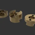 Khớp nối Oldham T8 cho trục Z (Oldham Coupling T8 Z-axis) - Thumbnail 4