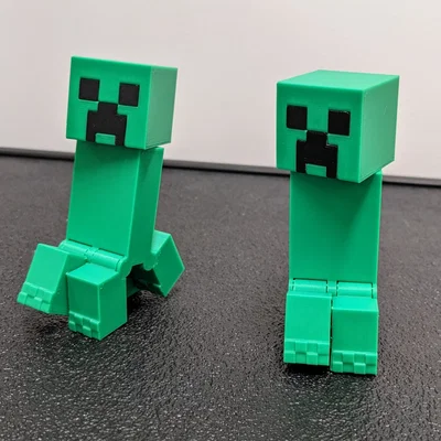 Creeper Minecraft Khớp Nối (Articulated) – Print-In-Place
