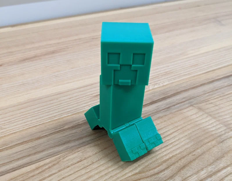 Creeper Minecraft Khớp Nối (Articulated) – Print-In-Place - Image 2