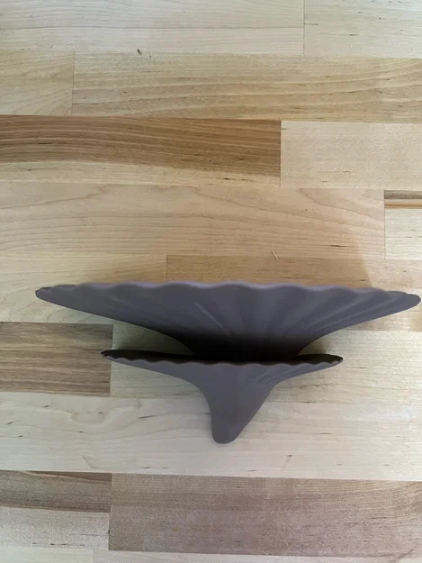 Mẫu kệ treo tường hình nấm kép (Double Mushroom Shelf) in 3D - Image 1
