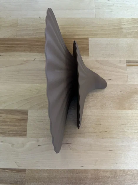 Mẫu kệ treo tường hình nấm kép (Double Mushroom Shelf) in 3D - Image 2