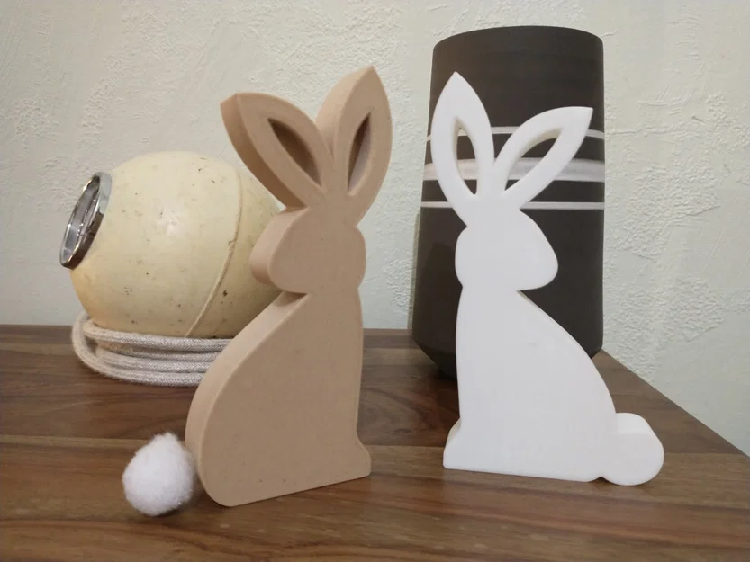 Mô hình chú thỏ Easter Bunny trang trí dễ thương cho máy in 3D - Image 1