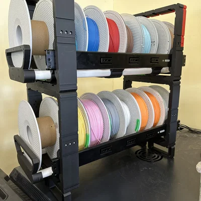 Hệ ngăn kéo filament modular cho máy in 3D nhỏ