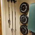 Giá Treo Thanh Đòn Tạ Olympic Ốp Tường Chắc Chắn Cho Phòng Gym Gia Đình - Thumbnail 1