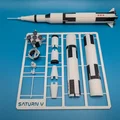 NASA Saturn V Kit Card – Thẻ kit mô hình Saturn V - Thumbnail 1