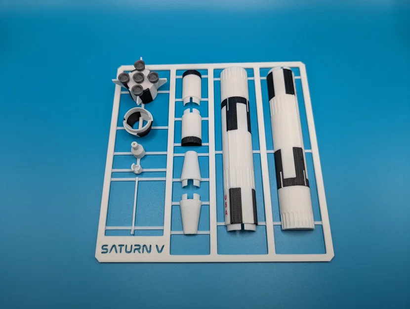 NASA Saturn V Kit Card – Thẻ kit mô hình Saturn V - Image 2