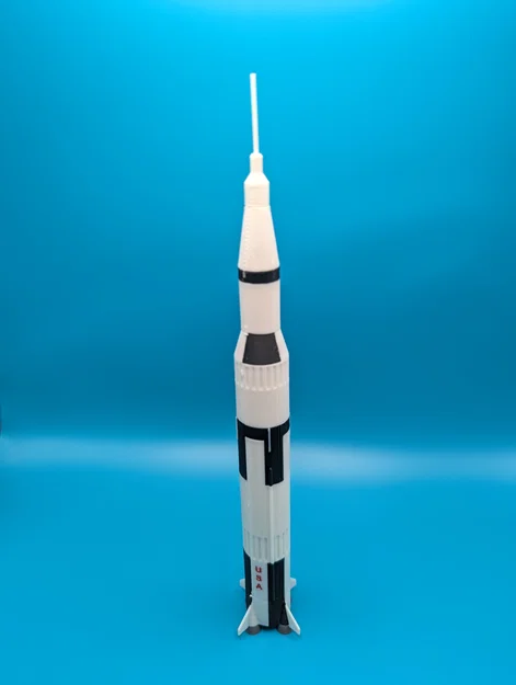 NASA Saturn V Kit Card – Thẻ kit mô hình Saturn V - Image 3