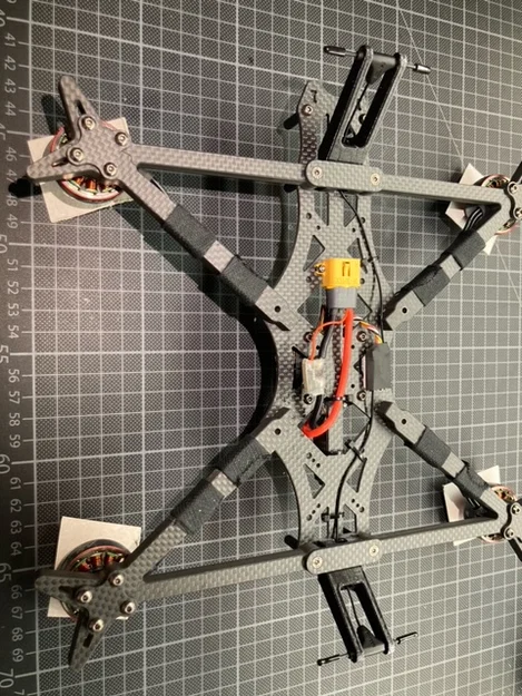 AOS 7 Parts – Bộ holder GPS/ELRS & bracket DJI Air Unit O2 - Image 3