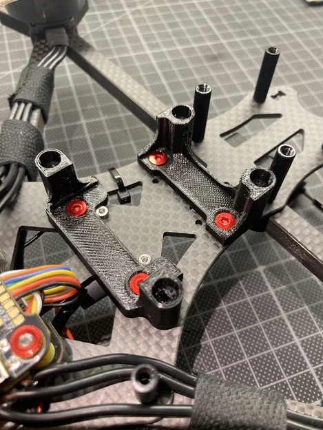 AOS 7 Parts – Bộ holder GPS/ELRS & bracket DJI Air Unit O2 - Image 7