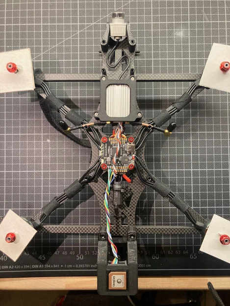 AOS 7 Parts – Bộ holder GPS/ELRS & bracket DJI Air Unit O2 - Image 16