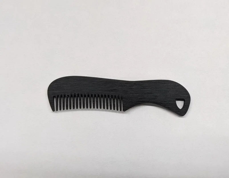 Lược Mini Bỏ Túi Cho Râu Và Ria Mép (Mustache/Beard Comb Keychain) - Image 1