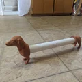 Giá treo giấy cuộn hình Dachshound (Dachshound Paper Towel Holder) - Thumbnail 2