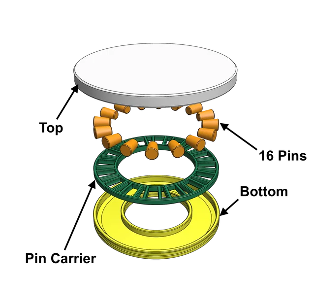 Mini Turntable (100mm lazy susan) - Mâm xoay mini 100mm - Image 1