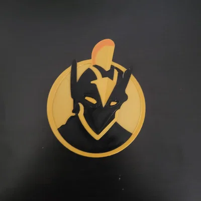 Mô hình huy hiệu Ares Medallion - Phụ kiện Fortnite 3D độc đáo
