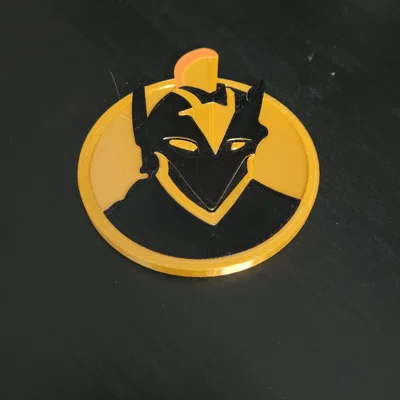 Mô hình huy hiệu Ares Medallion - Phụ kiện Fortnite 3D độc đáo