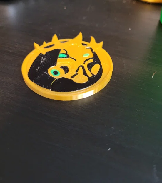 Mô hình 3D Huy hiệu Hades Medallion - Phụ kiện độc đáo từ Fortnite - Image 2