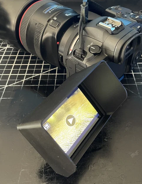 Hood che nắng màn hình cho Canon R5 - Image 1