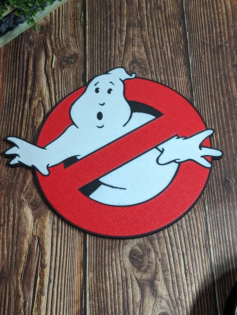 Mô hình logo Ghostbusters ấn tượng cho máy in 3D đa màu - Image 1