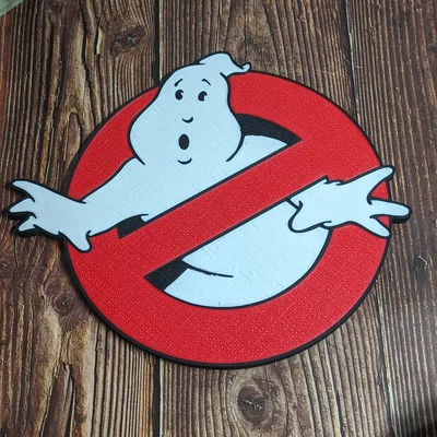 Mô hình logo Ghostbusters ấn tượng cho máy in 3D đa màu