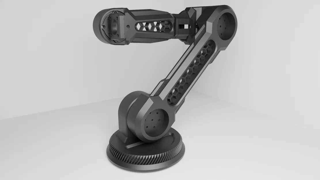 Cánh tay robot 6 trục (6-Axis Robotic Arm) in 3D - Image 2