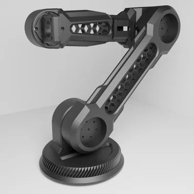 Cánh tay robot 6 trục (6-Axis Robotic Arm) in 3D