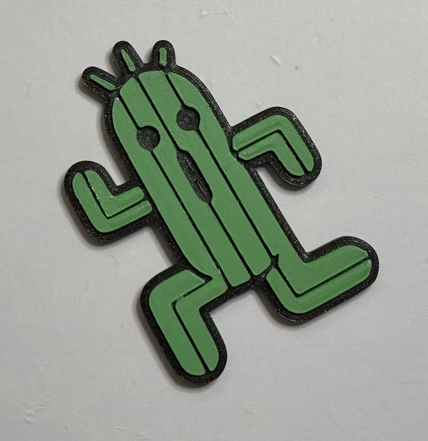 Mô hình Running Cactus Man - Móc khóa & Nam châm Cactuar độc đáo - Image 1