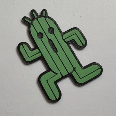 Mô hình Running Cactus Man - Móc khóa & Nam châm Cactuar độc đáo