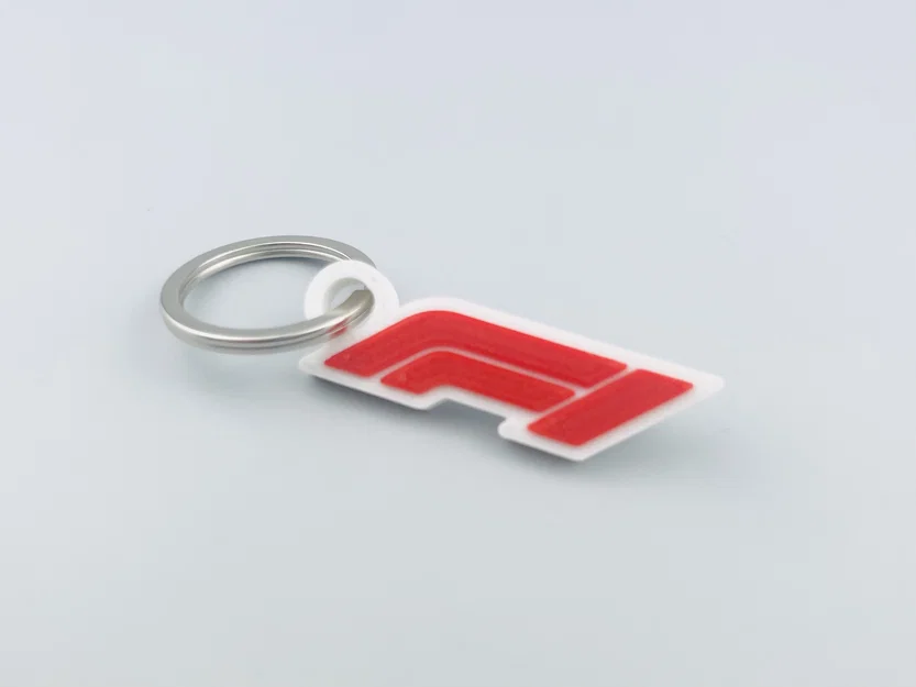 Móc khóa logo F1 (Formula 1) in 3D đẹp mắt, nhỏ gọn - Image 1