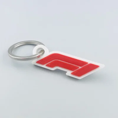 Móc khóa logo F1 (Formula 1) in 3D đẹp mắt, nhỏ gọn