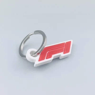 Móc khóa logo F1 (Formula 1) in 3D đẹp mắt, nhỏ gọn