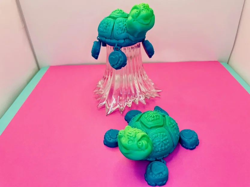 Mô hình rùa 3D siêu đáng yêu với khớp chân linh hoạt (Turtle Flexi Feet) - Image 3