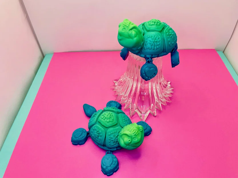 Mô hình rùa 3D siêu đáng yêu với khớp chân linh hoạt (Turtle Flexi Feet) - Image 4