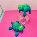 Mô hình rùa 3D siêu đáng yêu với khớp chân linh hoạt (Turtle Flexi Feet) - Thumbnail 4