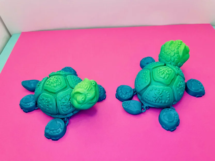 Mô hình rùa 3D siêu đáng yêu với khớp chân linh hoạt (Turtle Flexi Feet) - Image 5