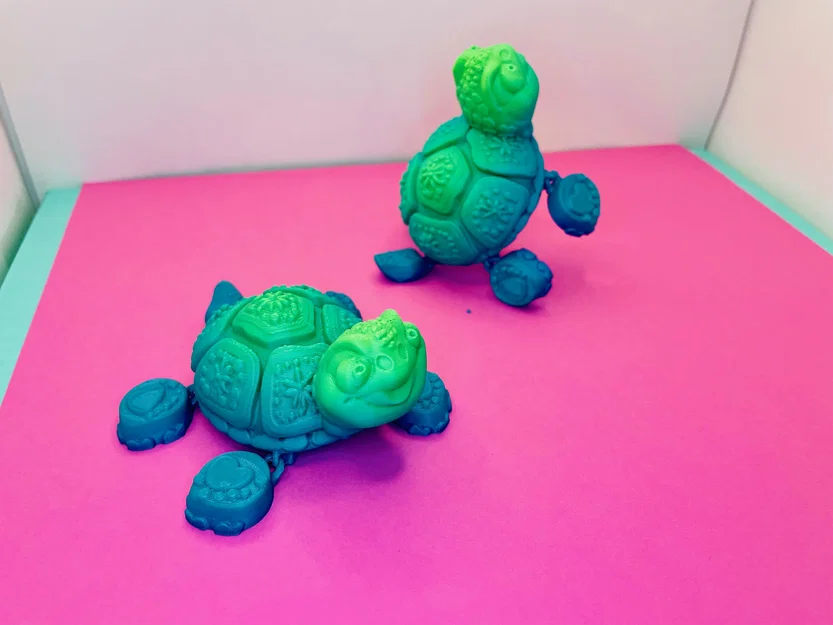 Mô hình rùa 3D siêu đáng yêu với khớp chân linh hoạt (Turtle Flexi Feet) - Image 7