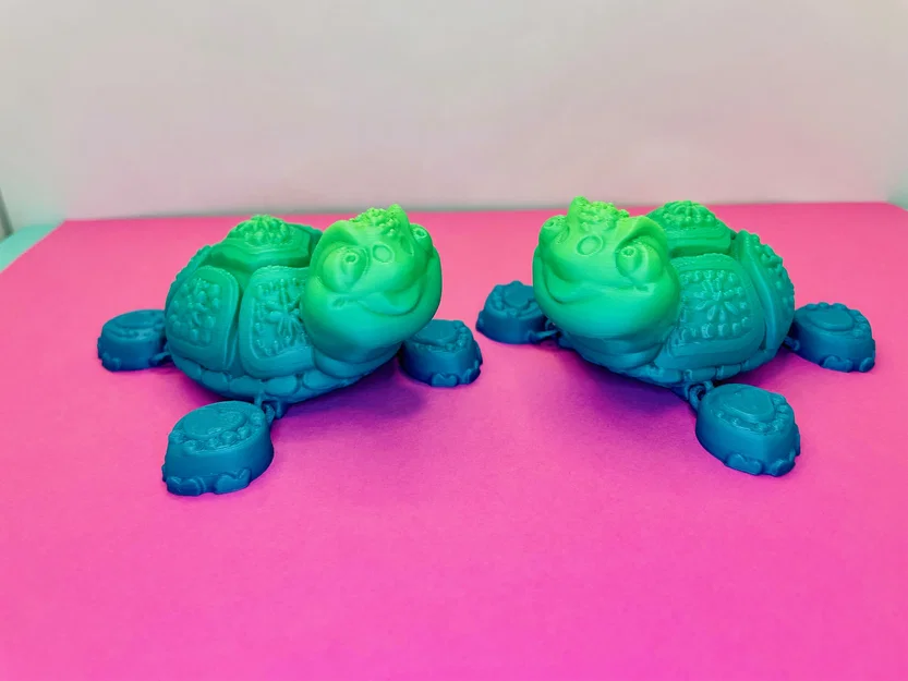 Mô hình rùa 3D siêu đáng yêu với khớp chân linh hoạt (Turtle Flexi Feet) - Image 8