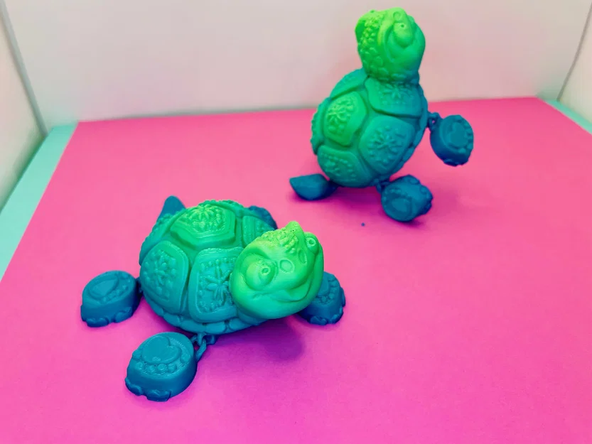 Mô hình rùa 3D siêu đáng yêu với khớp chân linh hoạt (Turtle Flexi Feet) - Image 10