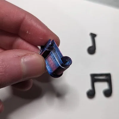 Bộ Dao Cắt Polymer Clay Hình Nốt Nhạc