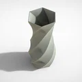 Mẫu in 3D bình hoa xoắn ốc hiện đại trang trí nhà cửa - Thumbnail 1