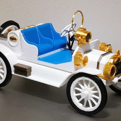 Mô hình xe cổ Ford Model T Speedster 1922 in 3D cực đẹp