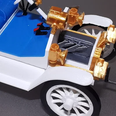 Mô hình xe cổ Ford Model T Speedster 1922 in 3D cực đẹp