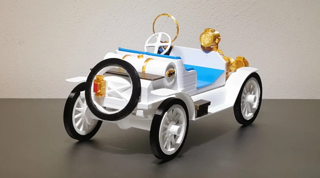 Mô hình xe cổ Ford Model T Speedster 1922 in 3D cực đẹp - Image 3