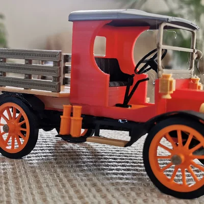 Mô hình xe tải Ford TT 1919 tỷ lệ 1:22 - File in 3D chi tiết