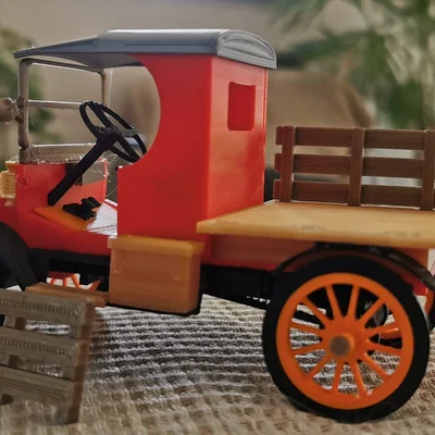 Mô hình xe tải Ford TT 1919 tỷ lệ 1:22 - File in 3D chi tiết